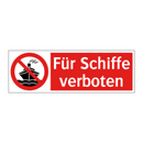Für Schiffe verboten