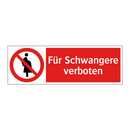 Für Schwangere verboten