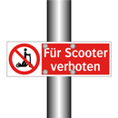Für Scooter verboten