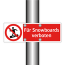 Für Snowboards verboten