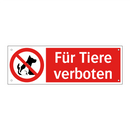 Für Tiere verboten