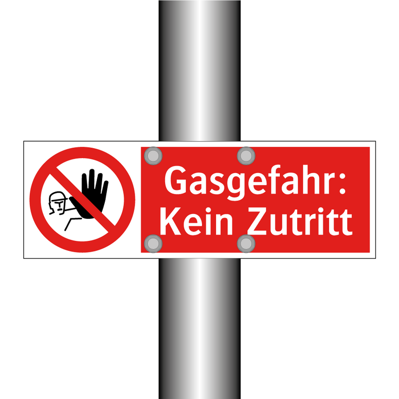 Gasgefahr: Kein Zutritt