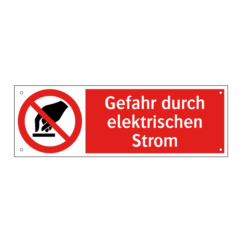 Gefahr durch elektrischen Strom
