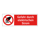 Gefahr durch elektrischen Strom
