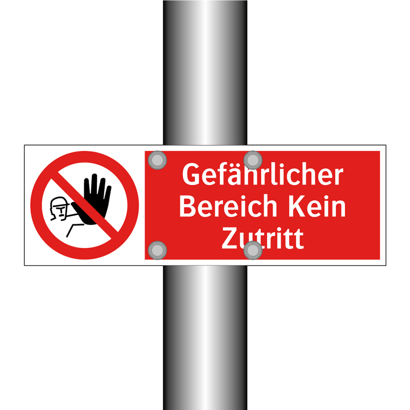 Gefährlicher Bereich Kein Zutritt