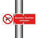 Geraete-Tauchen verboten