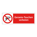 Geraete-Tauchen verboten