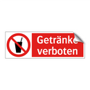 Getränke verboten
