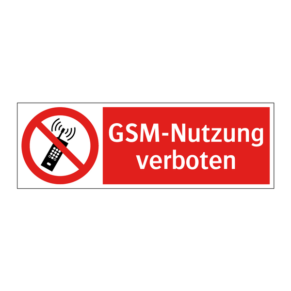 GSM-Nutzung verboten
