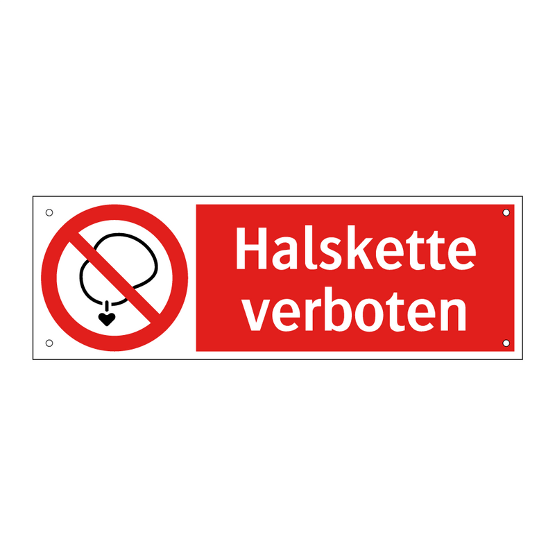 Halskette verboten