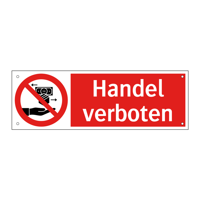 Handel verboten
