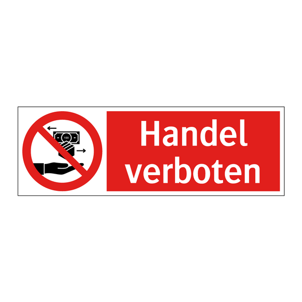 Handel verboten