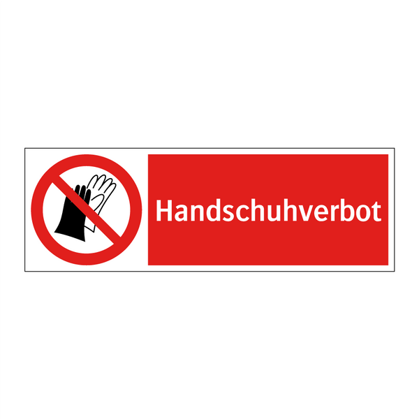 Handschuhverbot