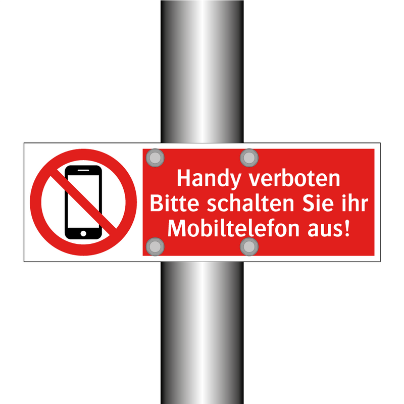 Handy verboten Bitte schalten Sie ihr Mobiltelefon aus!