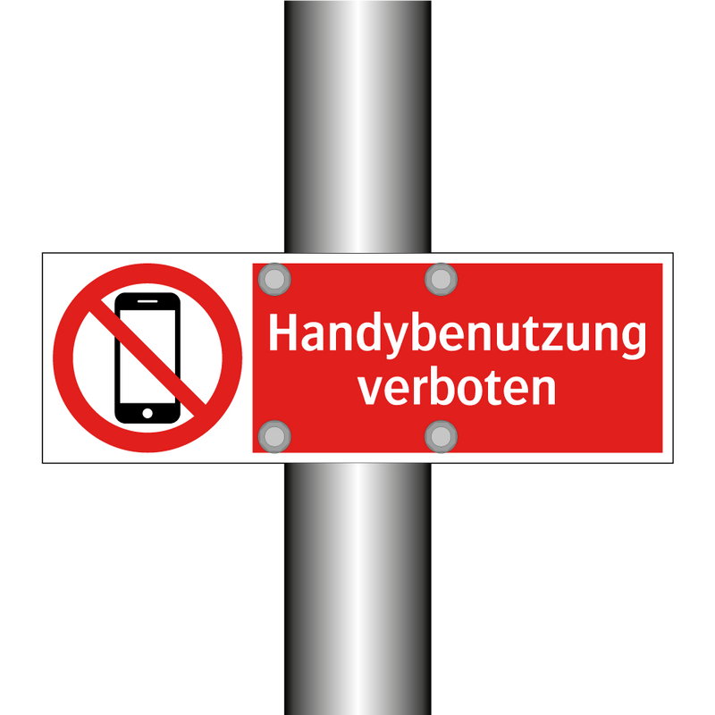 Handybenutzung verboten