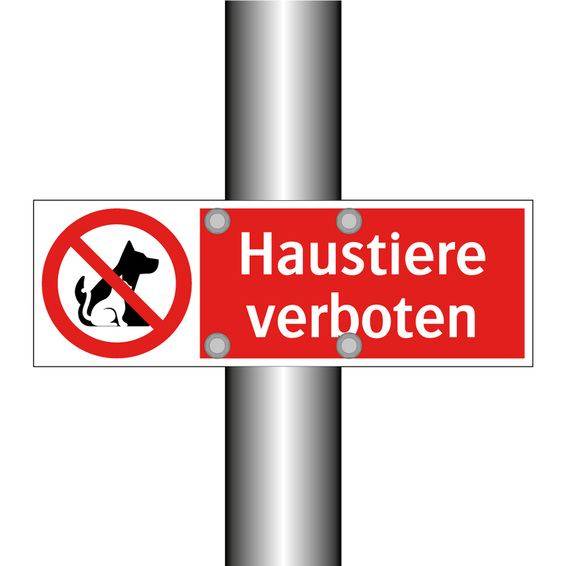 Haustiere verboten