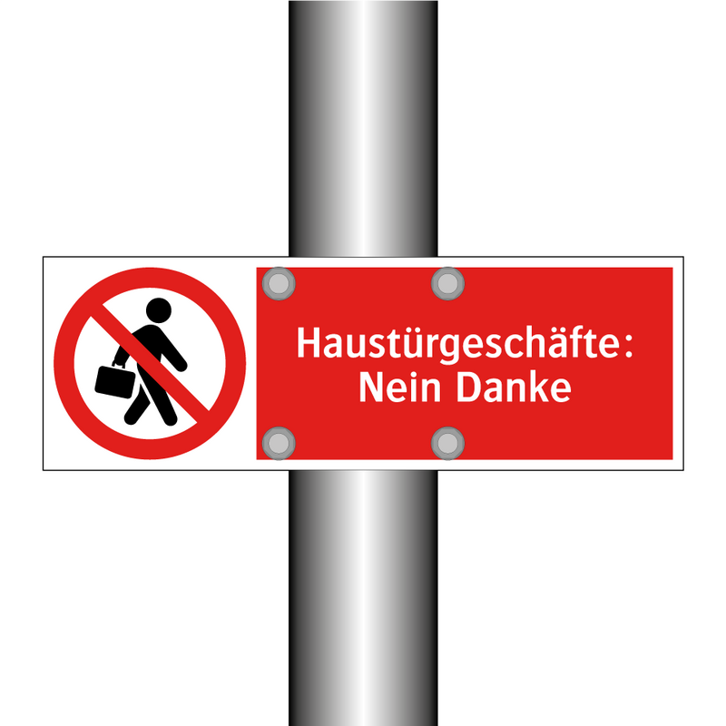 Haustürgeschäfte: Nein Danke