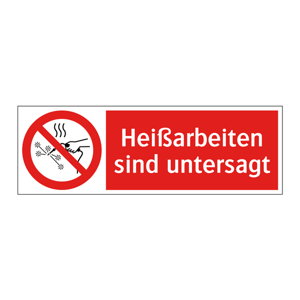 Heißarbeiten sind untersagt
