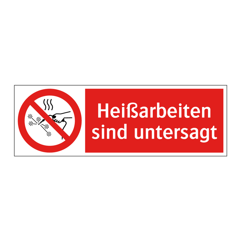 Heißarbeiten sind untersagt