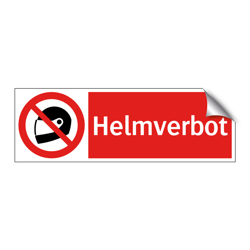 Helmverbot
