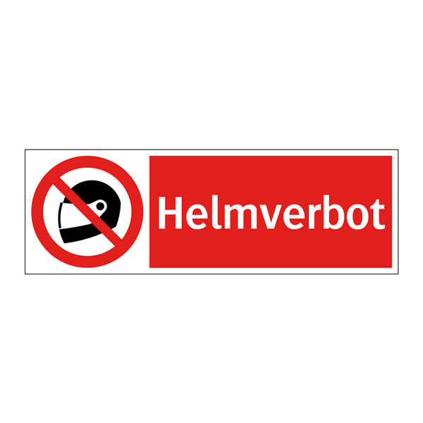 Helmverbot