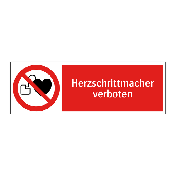 Herzschrittmacher verboten
