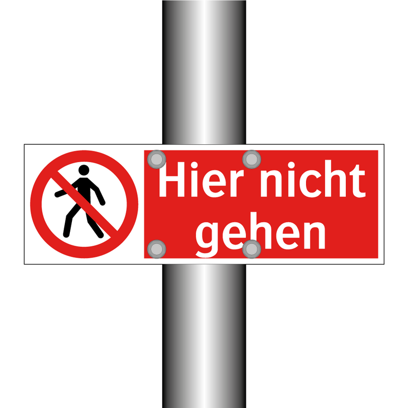 Hier nicht gehen
