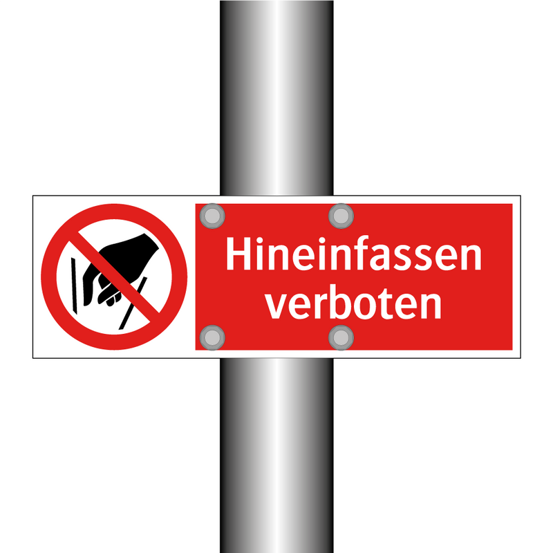 Hineinfassen verboten