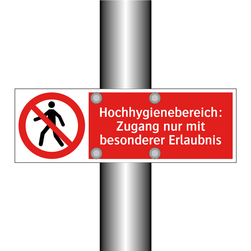 Hochhygienebereich: Zugang nur mit besonderer Erlaubnis