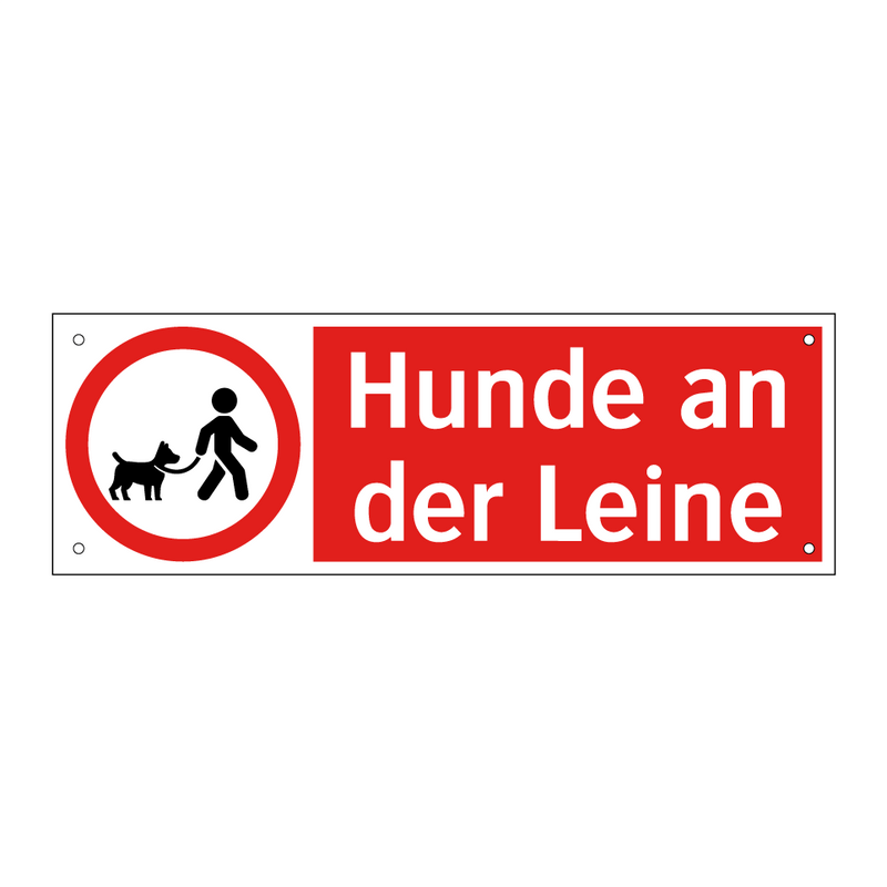 Hunde an der Leine