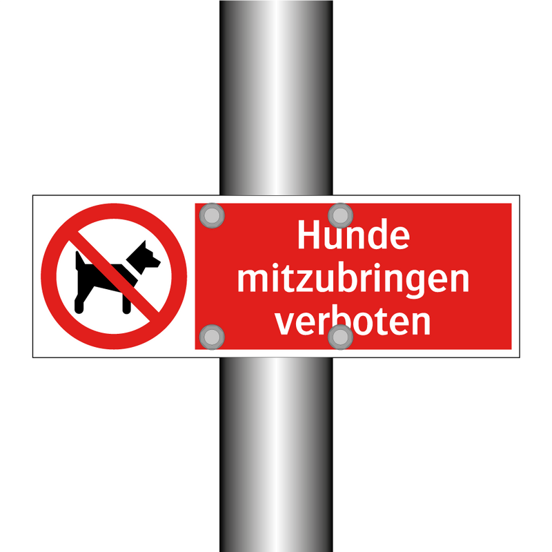 Hunde mitzubringen verboten