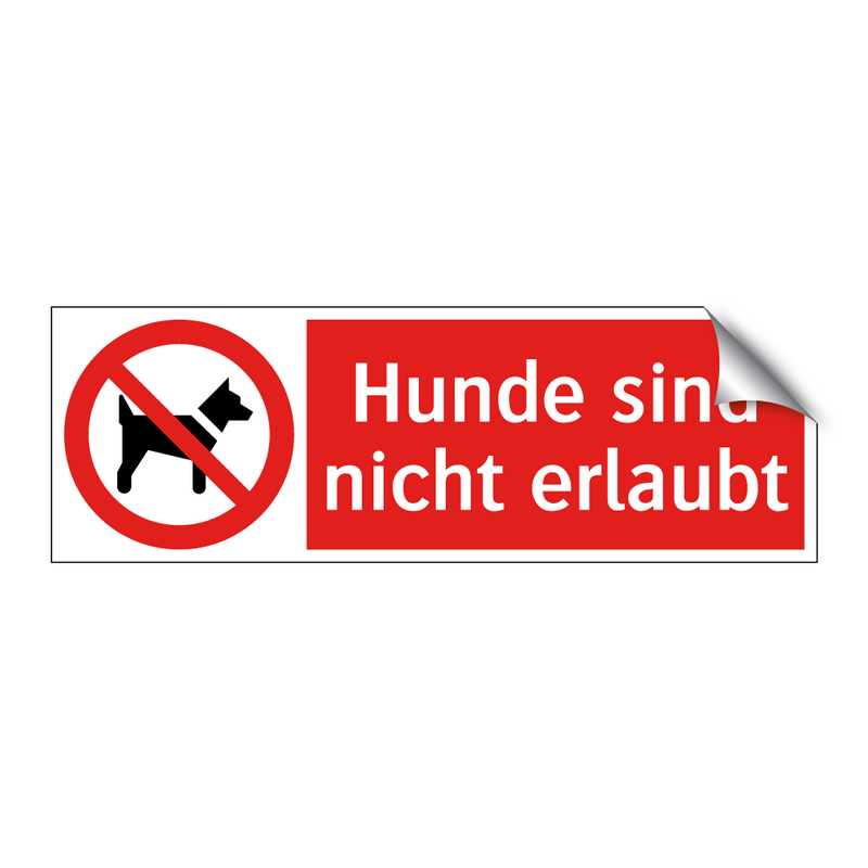 Hunde sind nicht erlaubt
