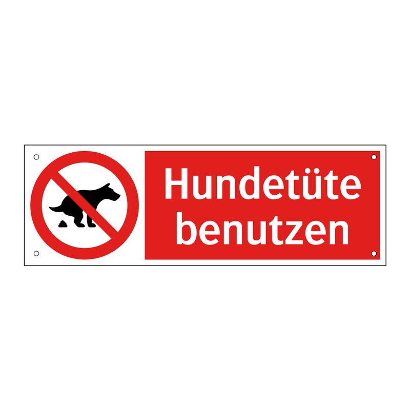 Hundetüte benutzen