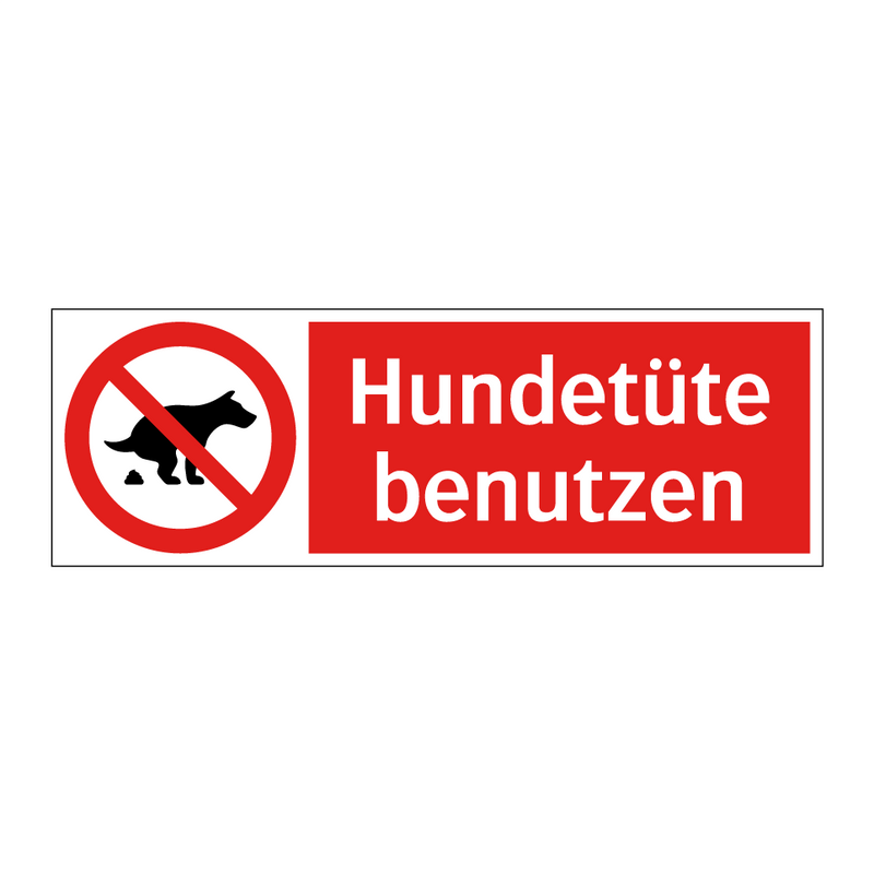 Hundetüte benutzen