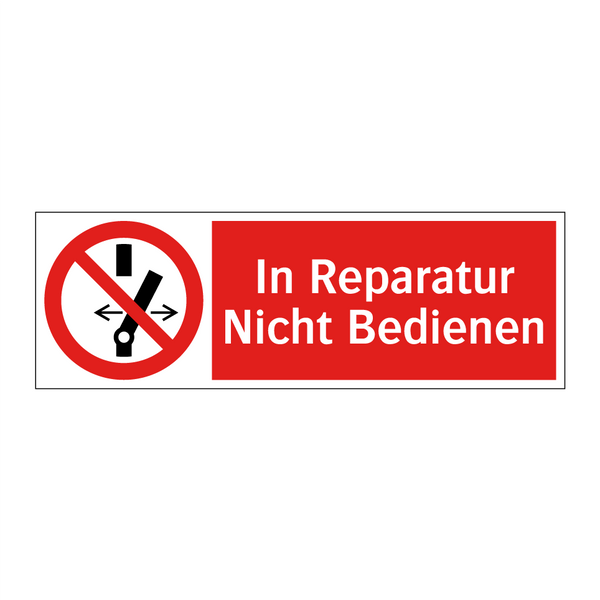 In Reparatur Nicht Bedienen