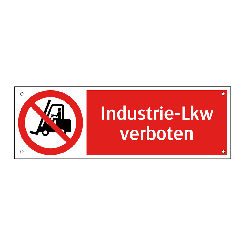 Industrie-Lkw verboten