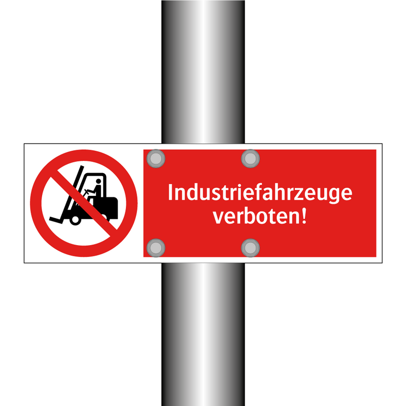 Industriefahrzeuge verboten!