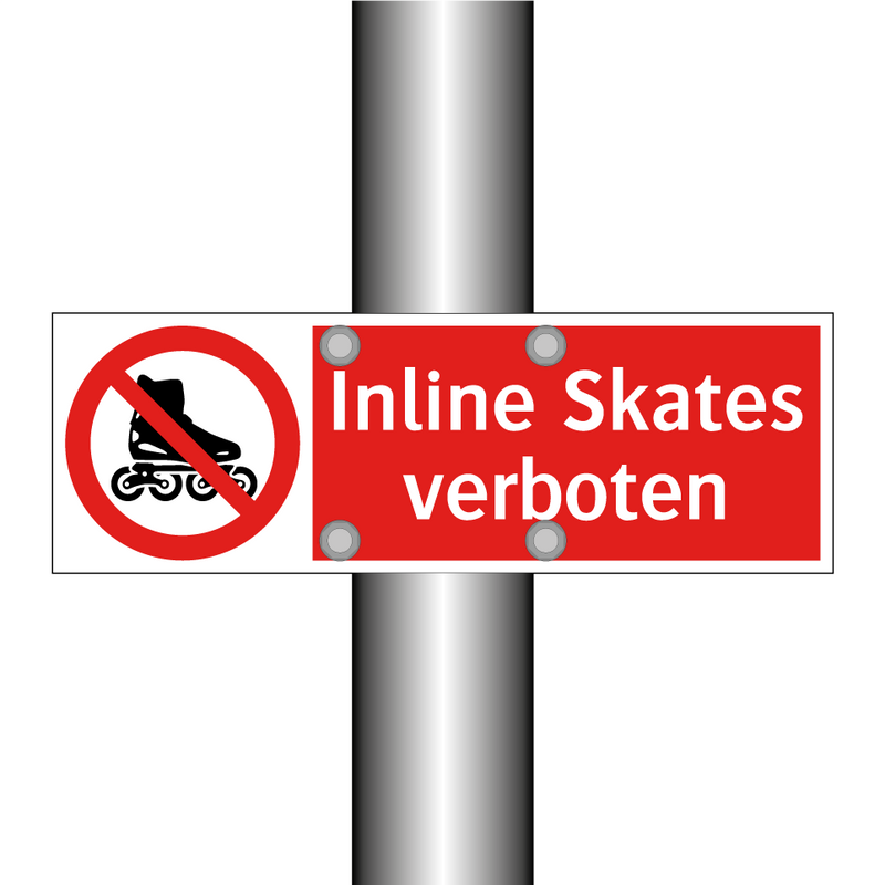 Inline Skates verboten