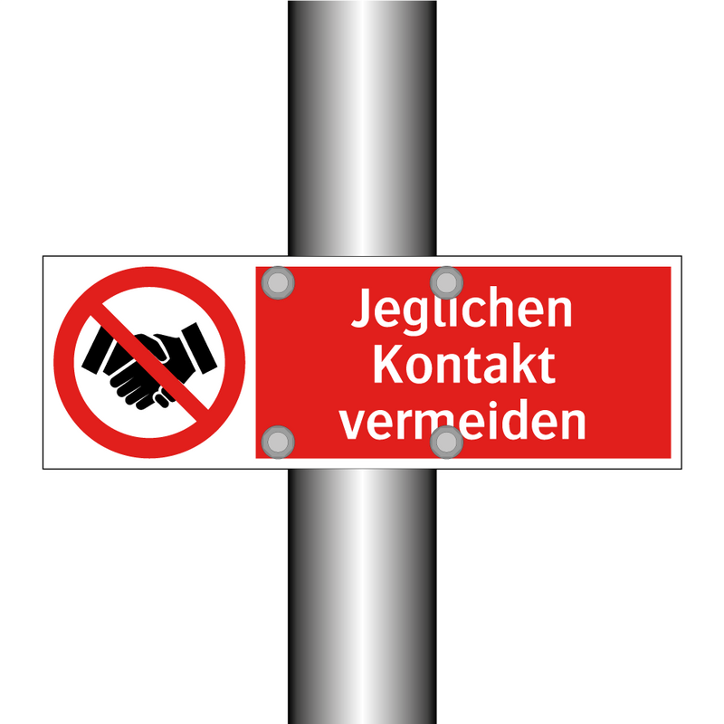 Jeglichen Kontakt vermeiden