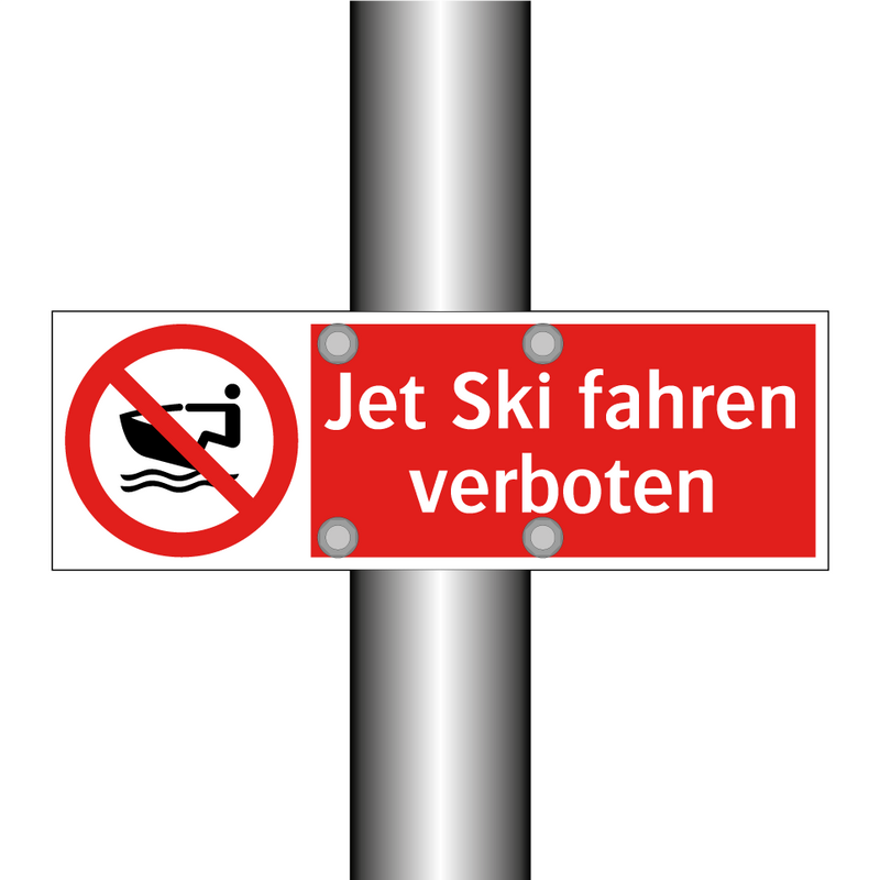 Jet Ski fahren verboten