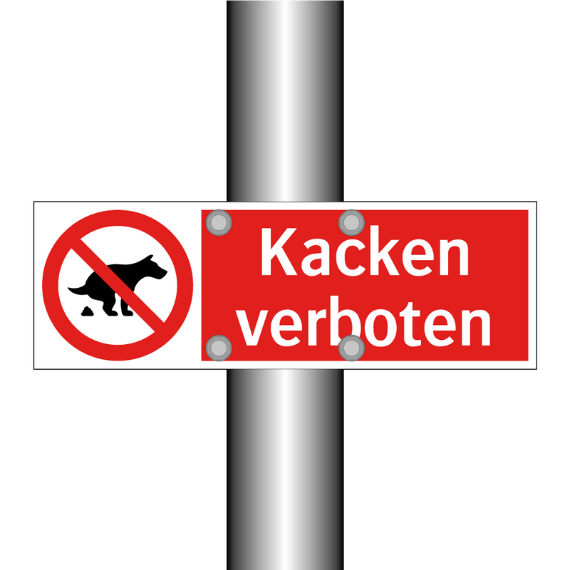 Kacken verboten
