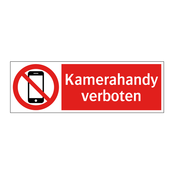 Kamerahandy verboten
