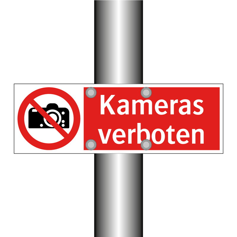 Kameras verboten