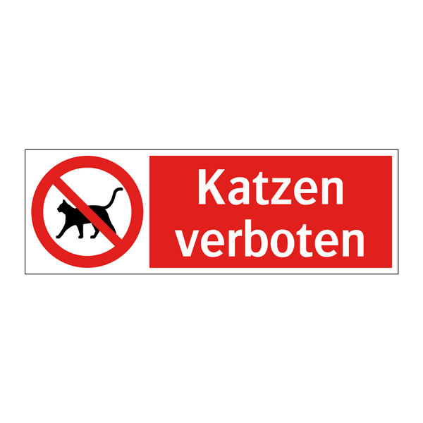 Katzen verboten