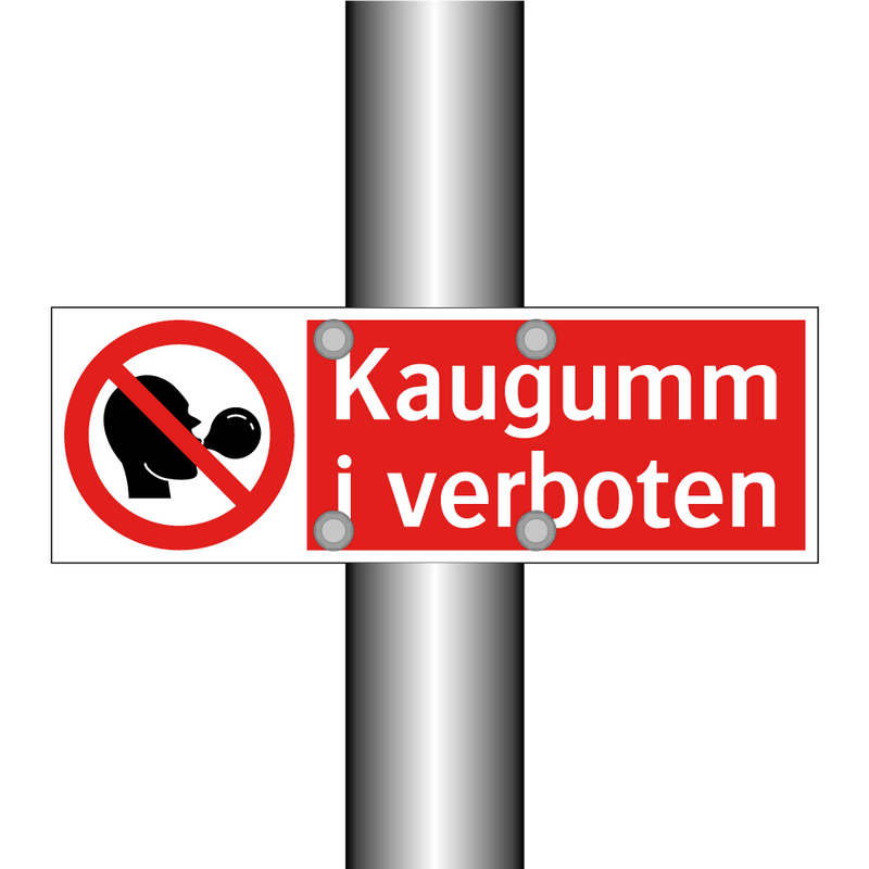 Kaugummi verboten