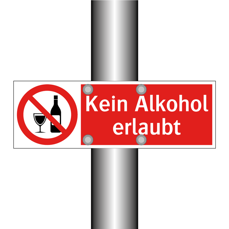 Kein Alkohol erlaubt