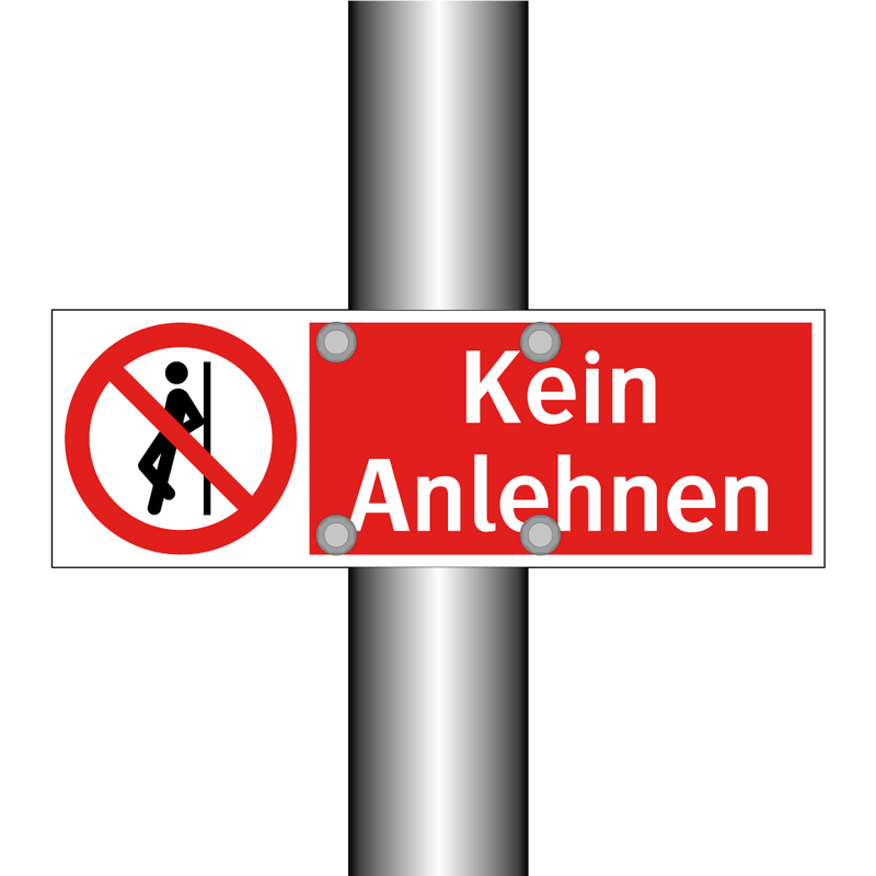 Kein Anlehnen