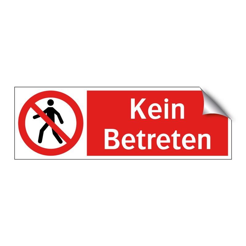 Kein Betreten