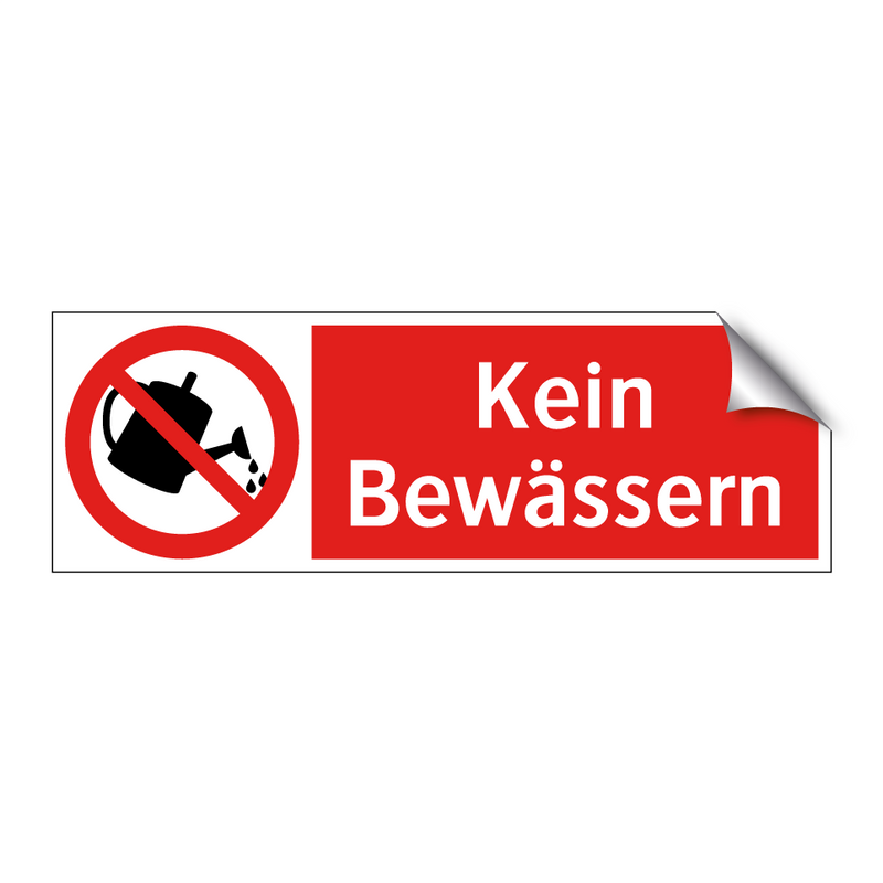 Kein Bewässern