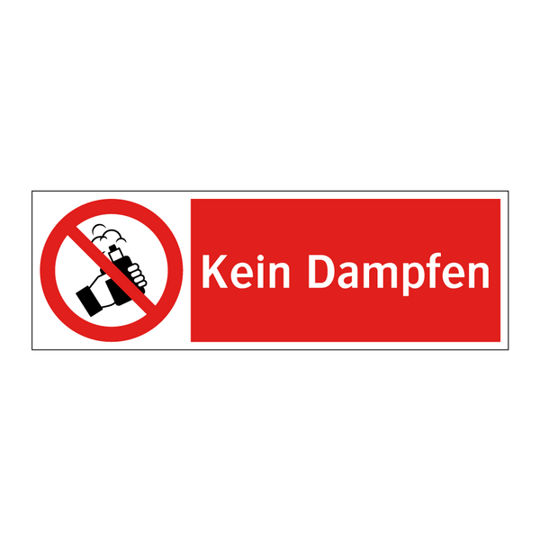 Kein Dampfen